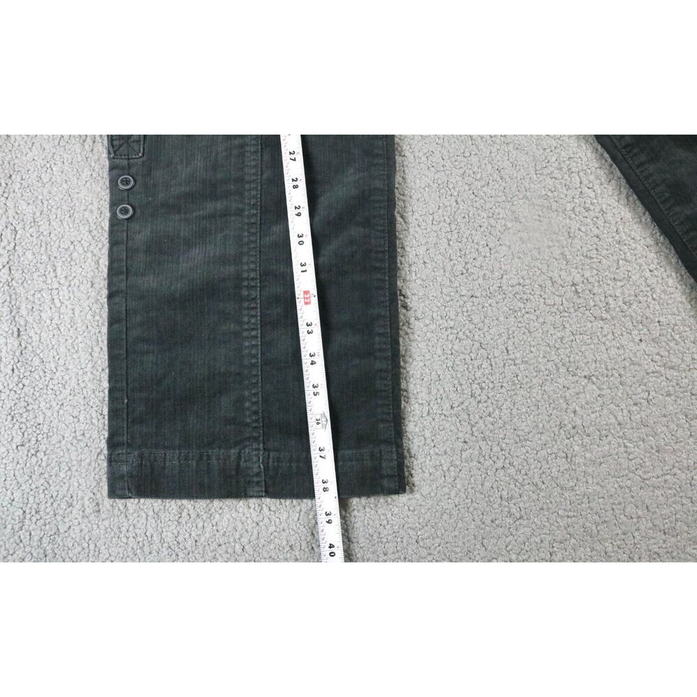 New Sundance Womens Gray 10 Petite Corduroy Cargo Hong Kong Wide Leg Pants - Picture 6 of 7